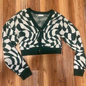 Cropped funky cardigan